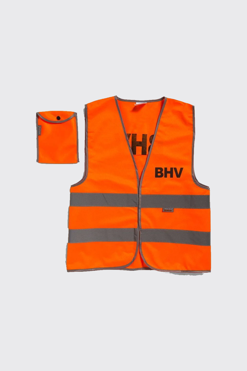 BHV veiligheidsvestje in tasje bedrukt