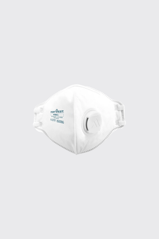 PORTWEST FFP3 Dolomite Plat Gevouwen Masker (20 stuks)