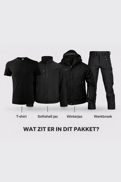 Pro beveiligingskleding pakket - Complete set