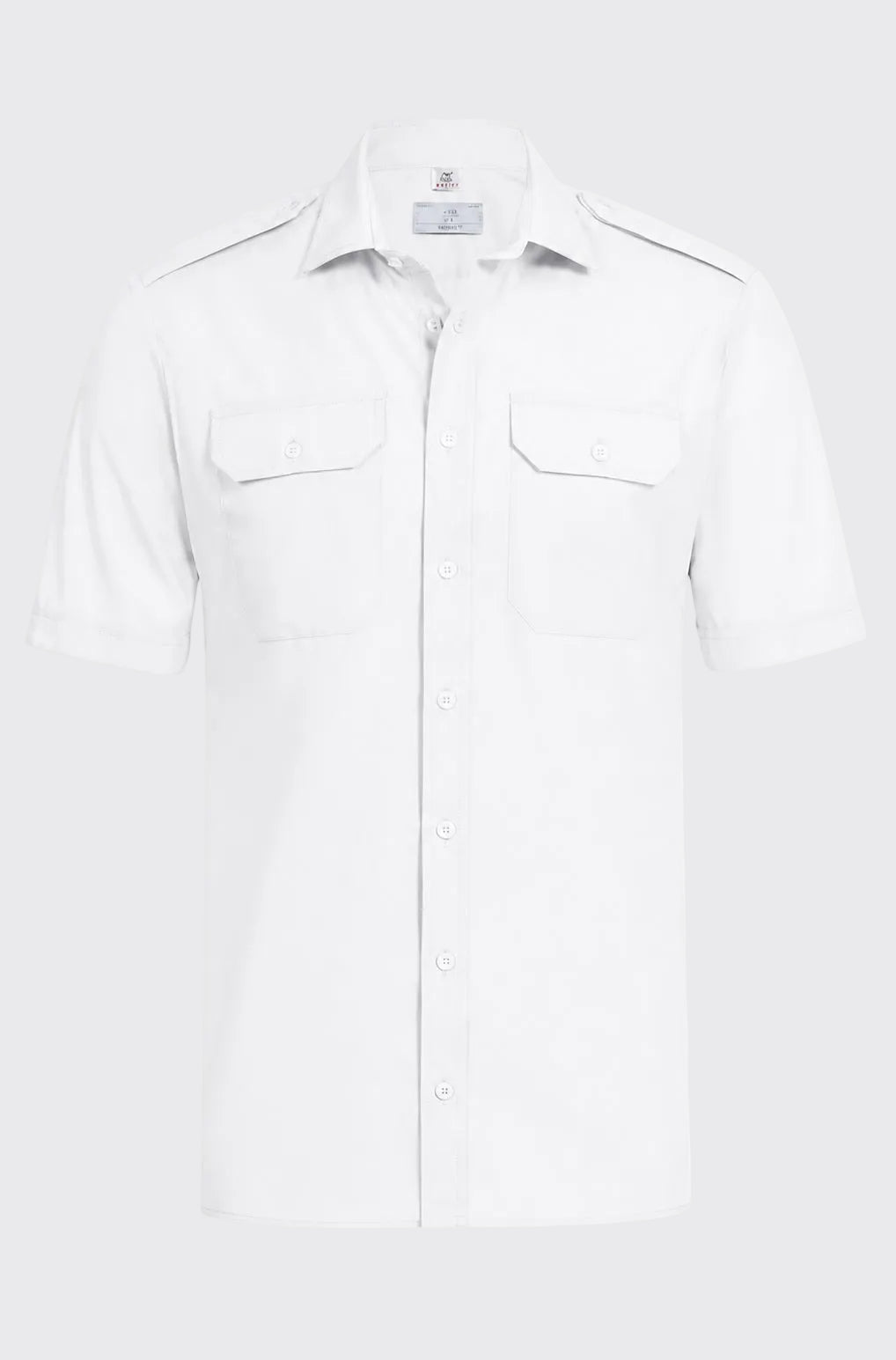 GREIFF Piloothemd Regular Fit Simple Korte Mouwen